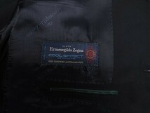 新品17.3万円 大手百貨店扱い 春夏『Ermenegildo Zegna ゼニア COOL EFFECT 伊製生地』ウール100% ソリッド無地 スーツAB5濃紺(B) 1571881_画像6