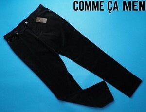 新品定価1.8万円 COMME CA MEN コムサメン 秋冬 14ウェル細畝 コーデュロイ ５ポケットパンツ L紺(09) 25PW07