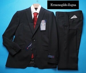 新品17.3万円 大手百貨店扱い 春夏『Ermenegildo Zegna ゼニア COOL EFFECT 伊製生地』ウール100% チェック柄 スーツYA7濃灰(C) 1505251