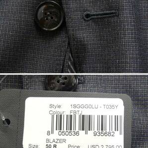 春夏物453,000円新品GIORGIO ARMANI★ファッション性クオリティーそしてテクニックすべてが満たされたピークドラペルJKT【56＝日本3XL】の画像10