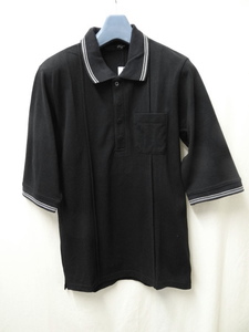 NOYET ノイエット　新品未使用　NT-55143-71 BLACK Lサイズ 鹿の子POLO