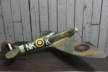 Qm296 1:18 21st Century Toys XD SUPERMARINE SPITFIRE Mk.Ⅰ スーパーマリン スピットファイア 組立済 全長約53cm ジャンク 160サイズ_画像4