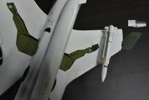 Qm297 BIG SIZE F-105G Thunderchief F-105 サンダーチーフ 組立済 全長約58cm ジャンク 160サイズ_画像6