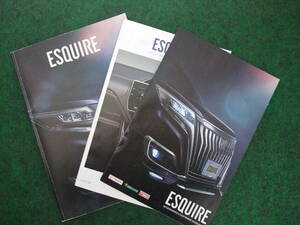 ESQUIRE エスクァイア + Accessories & Customize + AUDIO VISUAL ＆ NAVIGATION catalogue カタログ 