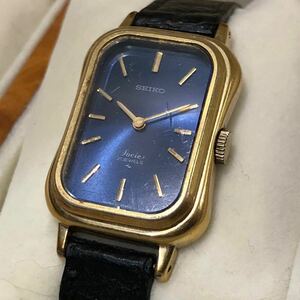 【即決/送料無料】 SEIKOsocie 11-4320 vintage セイコーソシエ21石 手巻き レクタンギュラー ビンテージレディースウォッチ 中古腕時計