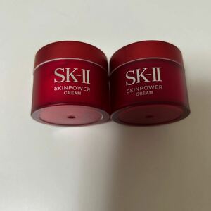 SK-II SK2 Skin Power Cream Creafy Cream 15G x 2 Новый неиспользованный 2022