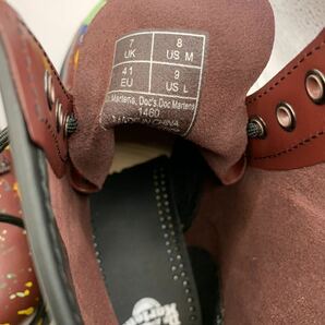 未使用 ドクターマーチン Dr.Martens 1460 「ペインスト スプラッター」UK7 8ホールブーツの画像9