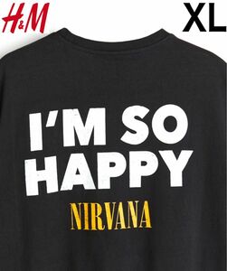 新品 H&M × ニルヴァーナ NIRVANA リチュウム Tシャツ XL