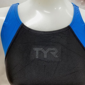 r1_6665k ★定形外 配送★ TYR ティア バイカラー ハイカット 競泳水着 サイズLの画像3