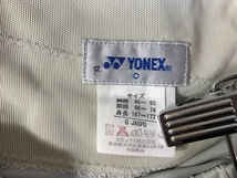 r1_6561y ★定形外 配送★ 大きいサイズ O YONEX ヨネックス ベリークール 女子テニス グレー スコート ミニスカート スカート_画像4