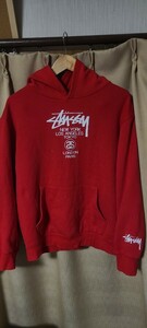 STUSSY ステューシー スウェット パーカー made in Korea 韓国製 ブート？