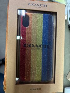 coach iPhoneXソフトケース　　　　　　　　　　　　　　　