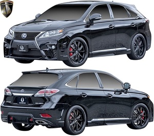 【M’s】 レクサス 10 RX 後期 RX450h RX350 RX270 (2012.4-2015.10) AIMGAIN 純VIP GT フルキット 3点 FRP エイムゲイン フルエアロ