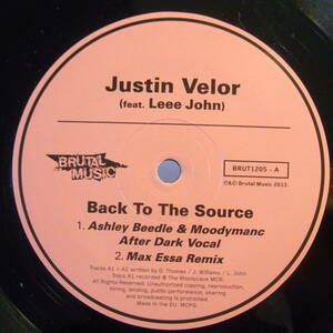 Justin Velor Feat Leee John - Back To The Source