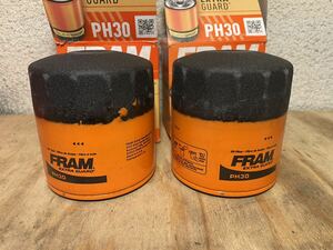  Chevrolet FRAM oil filter PH30 2 piece set height performance SBC GEN1 Camaro Impala Corvette she bell L kami-noC10noba