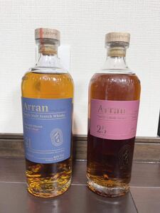 アラン21年と25年の2本セット　Arran シングルモルト ウィスキー