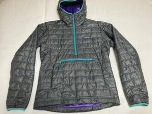 patagonia パタゴニア　Nano Puff Bivy Pullover　　ナノ パフ ビビー プルオーバー　ダークグレーSサイズ　