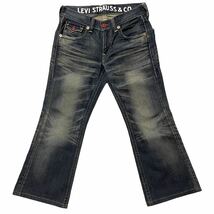 漢の1着 Levi’s リーバイス フレアデニム フラップポケット ブーツカット メンズ Ｇパン デニム ユーズド加工　NE507-0009 517 507_画像2