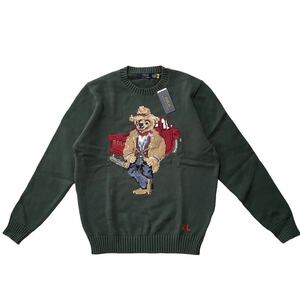 定価68,000円　未使用 POLO RALPH LAUREN ポロベア RRL XL ニットセーター ニット メンズ ユニセックス ポロラルフローレン コットン