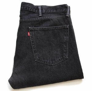 ★Levi'sリーバイス 505 ブラック デニムパンツ w38 L32★SDP2499 ジーンズ ストレート リペア オーバーサイズ ビッグサイズ