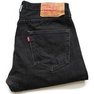 ★メキシコ製 Levi'sリーバイス 501 ブラック デニムパンツ カスタム w32★SDP2492 ジーンズ ストレート スリム テーパード 後染め