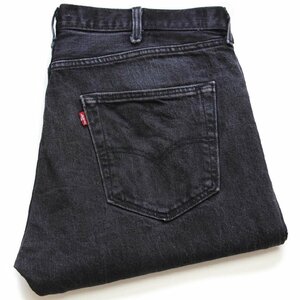 ★メキシコ製 Levi'sリーバイス 501 ストレッチ ブラック デニムパンツ w40 L30★SDP2493 ジーンズ ストレート ビッグサイズ