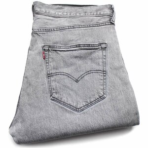 ★メキシコ製 Levi'sリーバイス 501 ストレッチ 先染め グレーデニムパンツ w36 L30★SDP2547 ジーンズ ストレート フェード ビッグサイズ