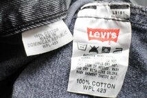 ★00s Levi'sリーバイス 501 ブラック デニムパンツ ボロ フェード w30 L32★SDP2534 オールド ジーンズ ストレート ダメージ クラッシュ_画像6