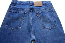 ★80s USA製 Levi'sリーバイス 509 ペンキ飛び デニムパンツ w33 L34★オールド ビンテージ ジーンズ ストレート スリム ハチマル_画像5