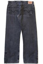 ★00s Levi'sリーバイス 505 リペア ペンキ飛び ブラック デニムパンツ w38 L32★SDP2501 オールド ジーンズ ストレート ヒゲ ビッグサイズ_画像3