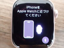 中古 Apple Watch Series 9 GPSモデル Apple MR933J/A アップル スマートウォッチ スターライト ジャンク_画像2
