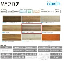 新品 フローリング DAIKEN YX148-M09 ダイケン オーク柄 チャコール 2.14畳 303×1818mm 6枚 リフォーム_画像5