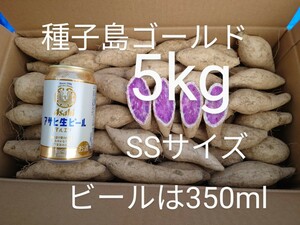 種子島ゴールド(紫芋) SSサイズ 5kg