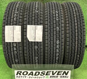 ★未使用 145/80R12LT 80/78N (6PR相当) 4本Set 2023年製 ブリヂストン W300 日本製 スタッドレスタイヤ 軽トラ 軽バン★送料無料