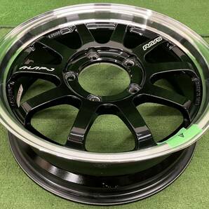 ★ジムニー RAYS レイズ A-LAP-J 16インチ ★16×5.5J +20 139.7 5H ハブ:約108 1本のみ 中古アルミ 歪み有り ジャンク品 ★送料無料の画像5