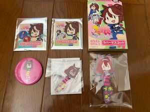 ウマ娘　おなまえぴたんコ　ミホノブルボン　缶バッジコレクション　アクリルキーホルダー　ラバーマスコット　3種セット