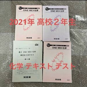 化学 河合塾 高校ニ年 2021年 テキスト 大学受験対策 テスト まとめ売り 高校グリーンコース テキストセット 予習テキスト 