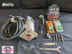 【動作品】☆makita マキタ トリマ 3701 電動工具 6mm ルータービット付き☆茨城県下妻市