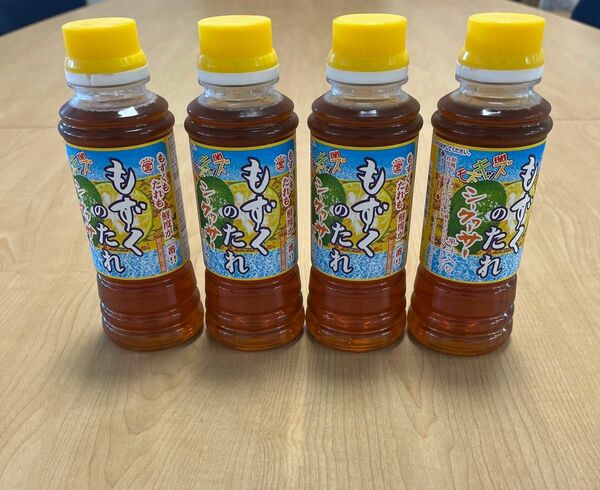 もずくのたれ　シークヮーサー果汁入り　4本(220ml x 4)