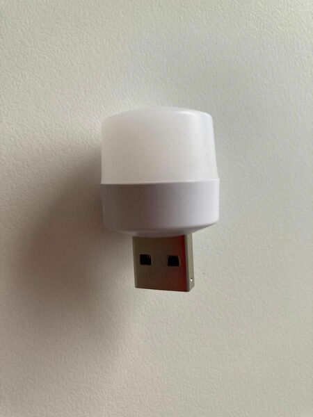 ミニ LED USBランプ 丸型(電球色)
