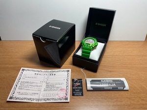 100円〜 CASIO G-SHOCK RESIST DW-6900NB 20BAR クォーツ 腕時計 カシオ 箱付き メタリックカラーズ？ グリーン メンズ