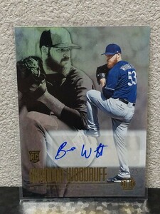 【BRANDON WOODRUFF】25枚限定 2018 PANINI ILLUSIONS RC autograph ルーキー サイン 