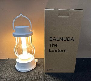 1円★美品　バルミューダ ザ・ランタン(BALMUDA The Lantern ) ポータブルLEDランタン ホワイト L02A-WH　送料無料【4560330119385】