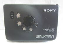 ＳONY カセットプレーヤー ソニー ウォークマン WALKMAN WM-EX707 ジャンク。_画像2