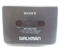 ＳONY カセットプレーヤー ソニー ウォークマン WALKMAN WM-EX707 ジャンク。_画像7