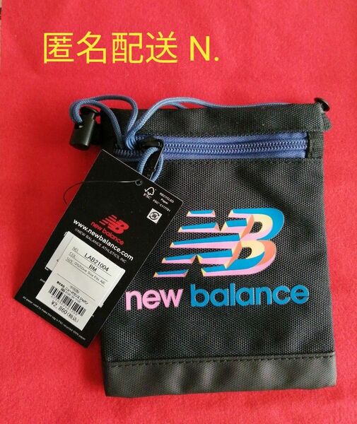 【新品】New Balance ニューバランス ミニバッグ　ショルダーバッグ　サコッシュ ブラック 