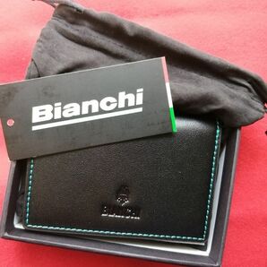 【新品】 BIANCHI ビアンキ カードケース　名刺入れ 箱付きカバー付き 匿名発送