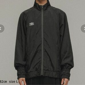 UMBRO BELPER M TO R トラックジャケット　24ss ブラック　Mサイズ　美品 UMBROxBELPERxM