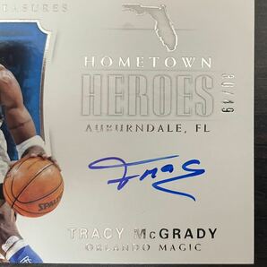 TRACY MCGRADY 49枚限定 トレイシー マグレディ Autograph auto national treasure サイン 高級版 hometown heroes panini 極厚の画像4