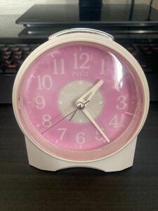セイコー(SEIKO) PIXIS 置き時計 目覚まし時計 NR431P ピンク